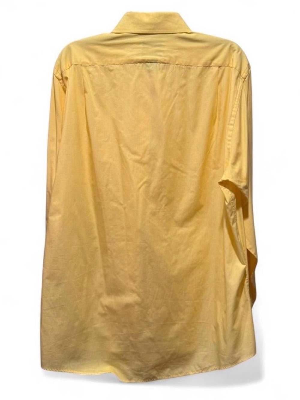 Covington Men's Long-Sleeve Dress Shirt in Pale Yellow - Picture 4 of 4